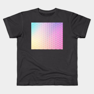 Rainbow art deco pattern Kids T-Shirt